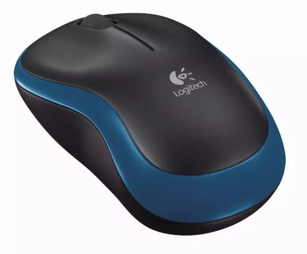 Мишка Logitech M185 Optical Wireless Безжична Blue - 910-002239