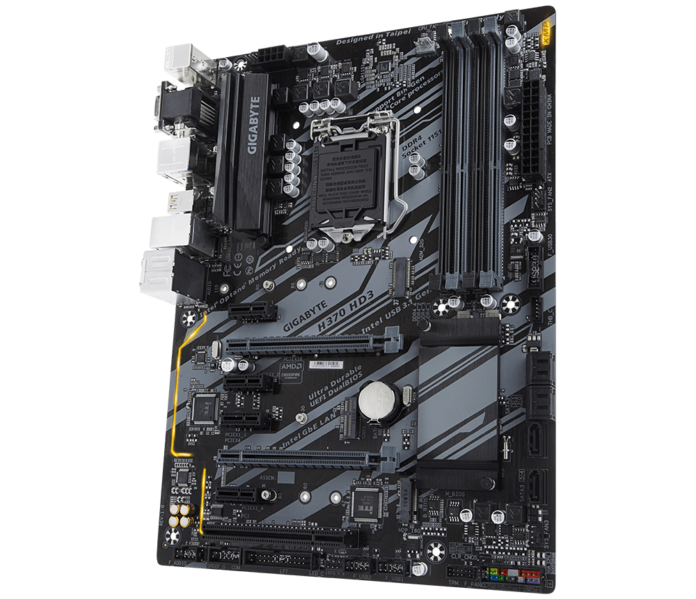 Дънна платка GIGABYTE H370 HD3