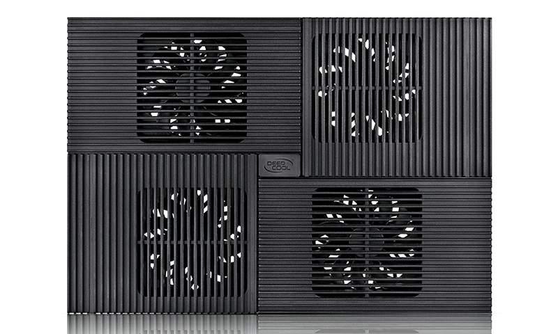 Охладител за лаптоп DeepCool Multi Core X8, 17", 100 mm, Черен