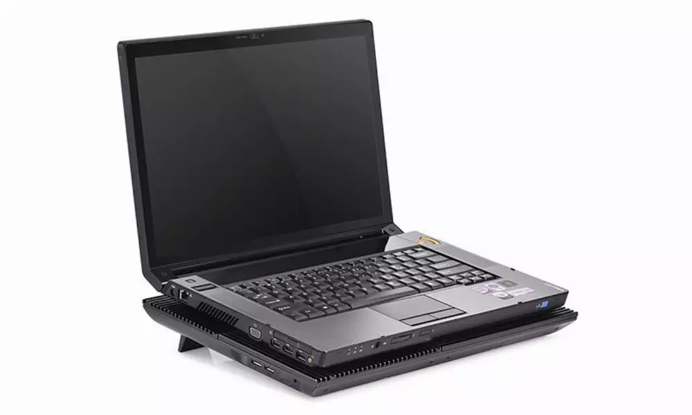Охладител за лаптоп DeepCool Multi Core X8, 17", 100 mm, Черен