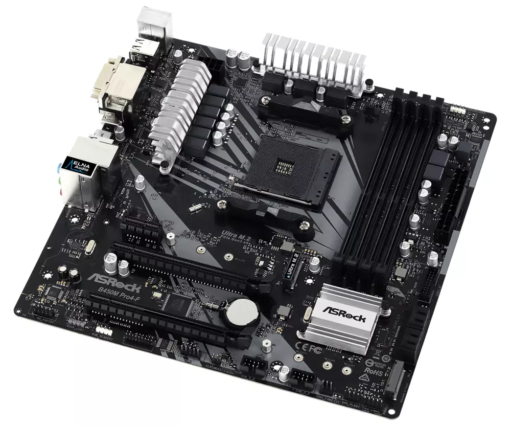 Дънна платка ASROCK B450M Pro4-F