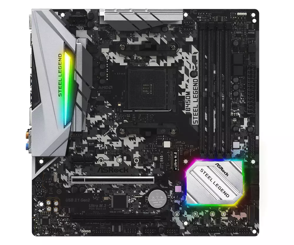 Дънна платка ASROCK B450M Steel Legend