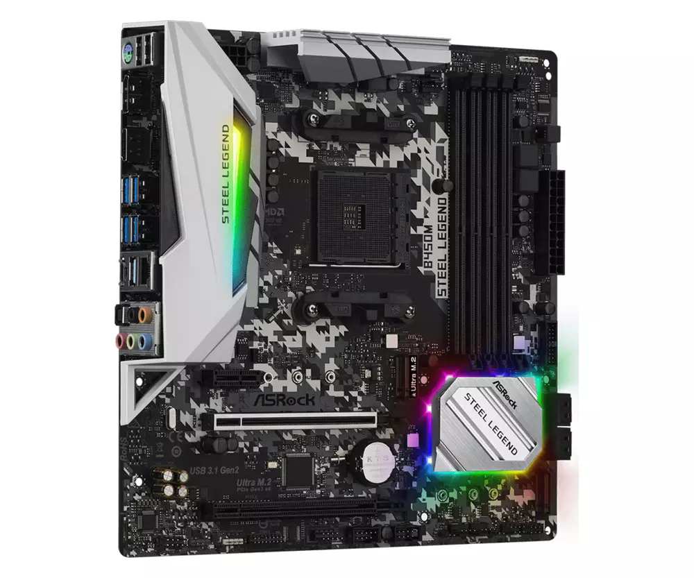 Дънна платка ASROCK B450M Steel Legend