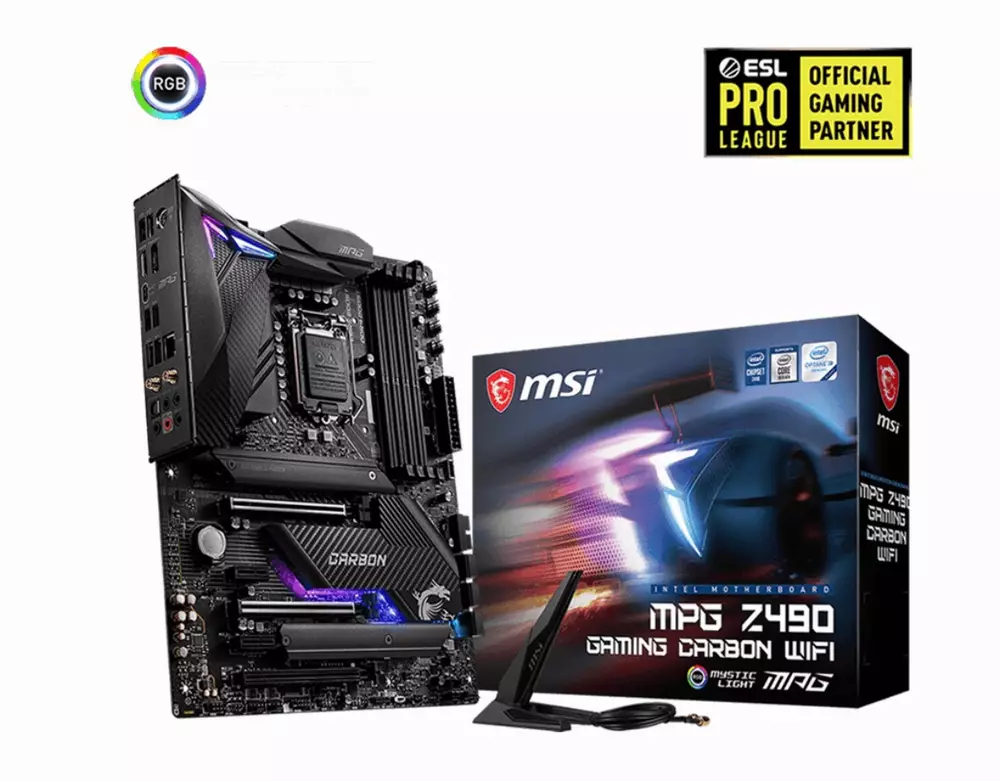 Дънна платка MSI MPG Z490 GAMING CARBON WIFI