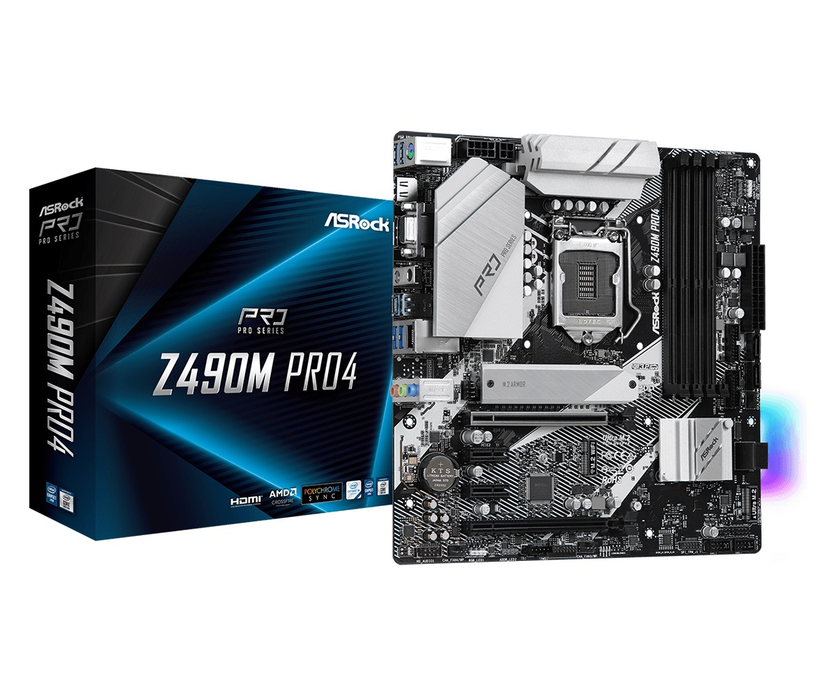 Дънна платка ASROCK Z490M PRO4