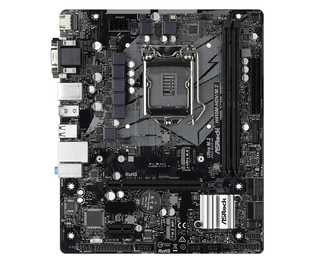 Дънна платка ASROCK H410M-HDV/M.2