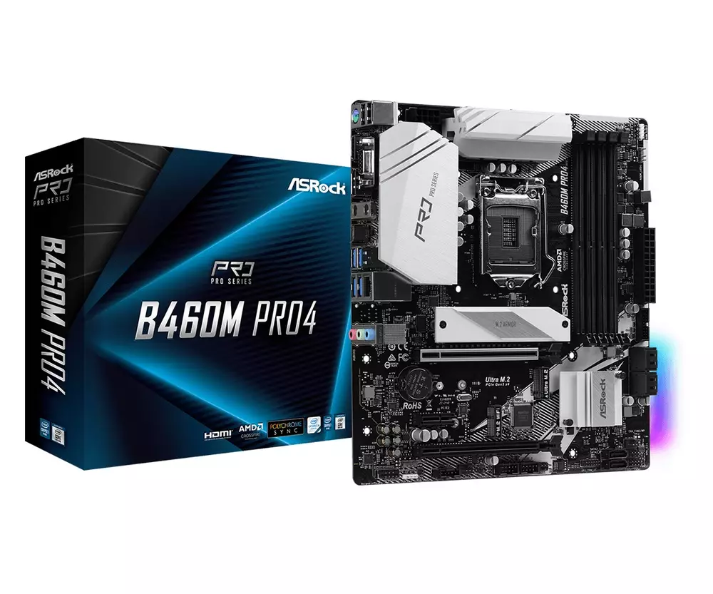 Дънна платка ASROCK B460M PRO4