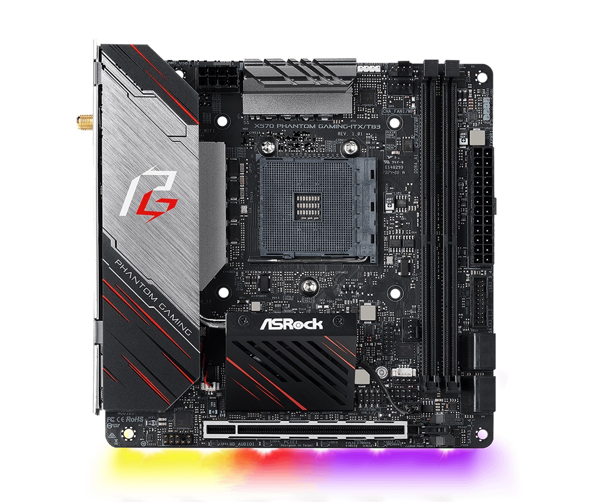 Дънна платка ASROCK X570 Phantom Gaming-ITX/TB3