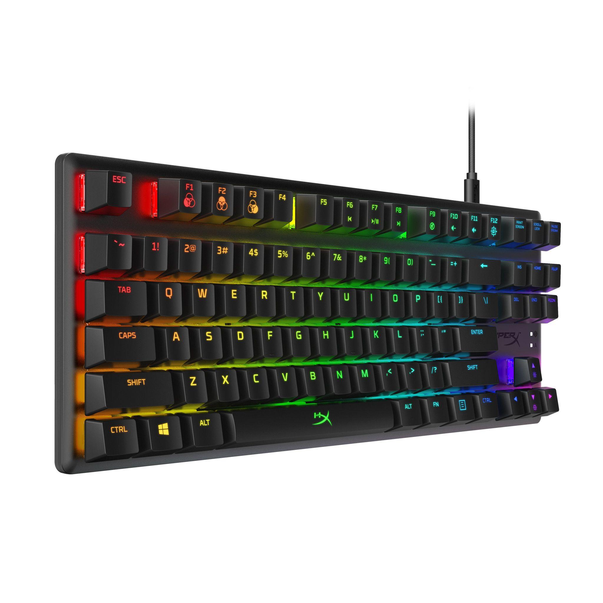 Геймърскa механична клавиатура HyperX Alloy Origins Core, HyperX червени суичове