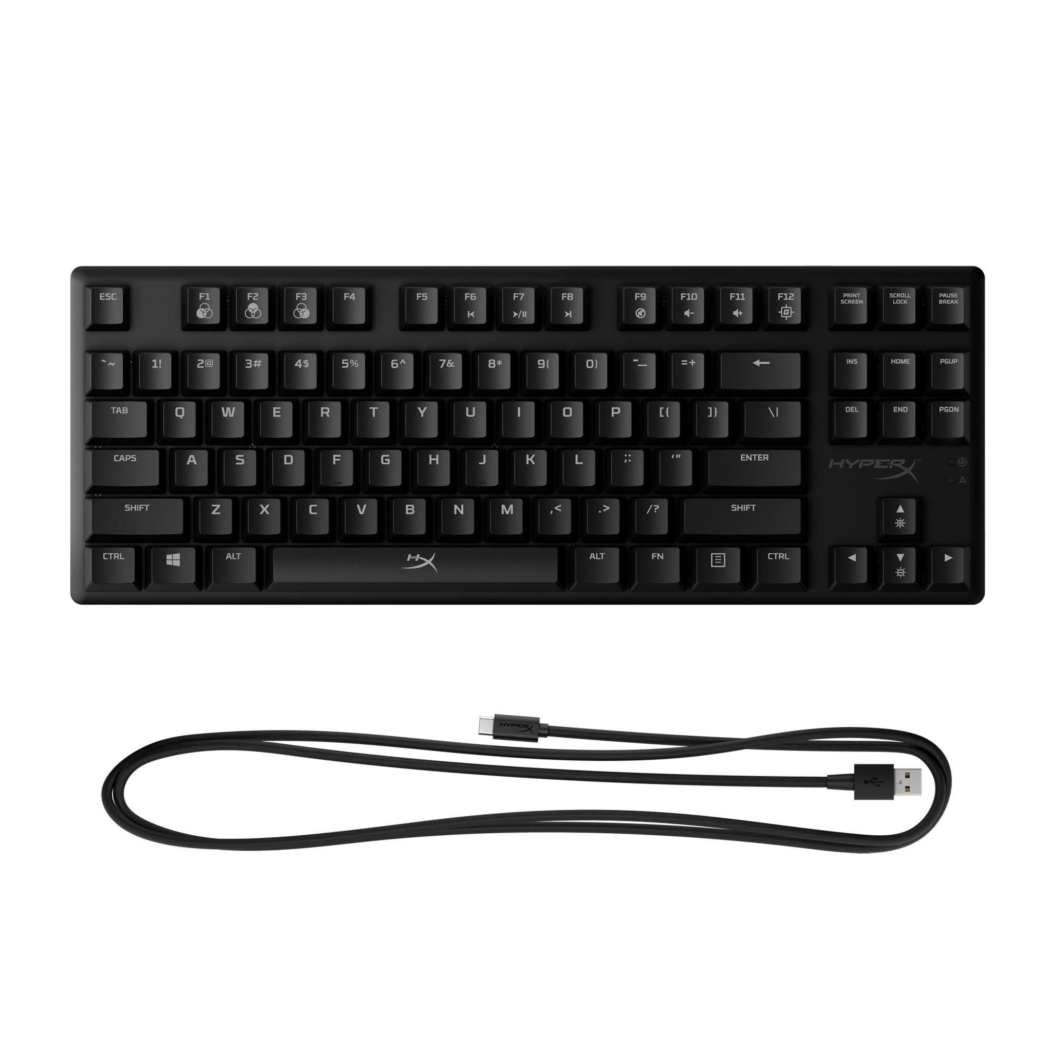 Геймърскa механична клавиатура HyperX Alloy Origins Core, HyperX червени суичове