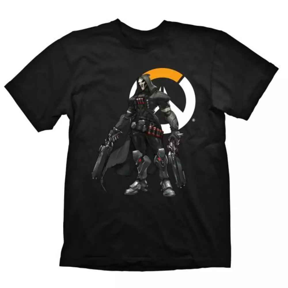 Тениска Gaya Entertainment Overwatch Reaper Logo, M