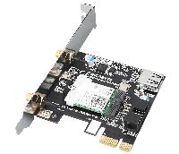 Безжична карта GIGABYTE AORUS X200 Intel&reg; WIFI 6 2x2 802.11ax, Bluetooth 5.0
