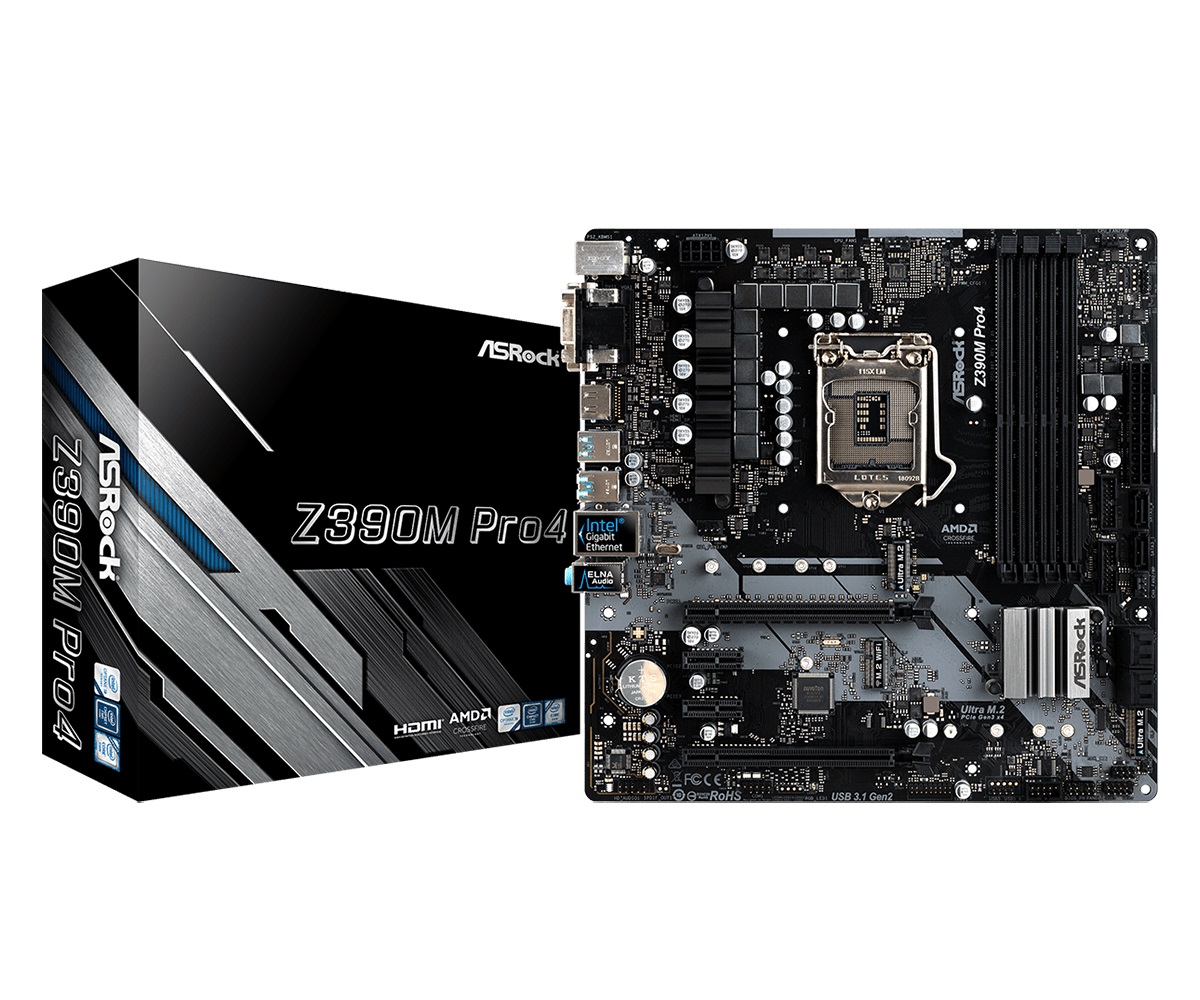 Дънна платка ASROCK Z390M PRO4