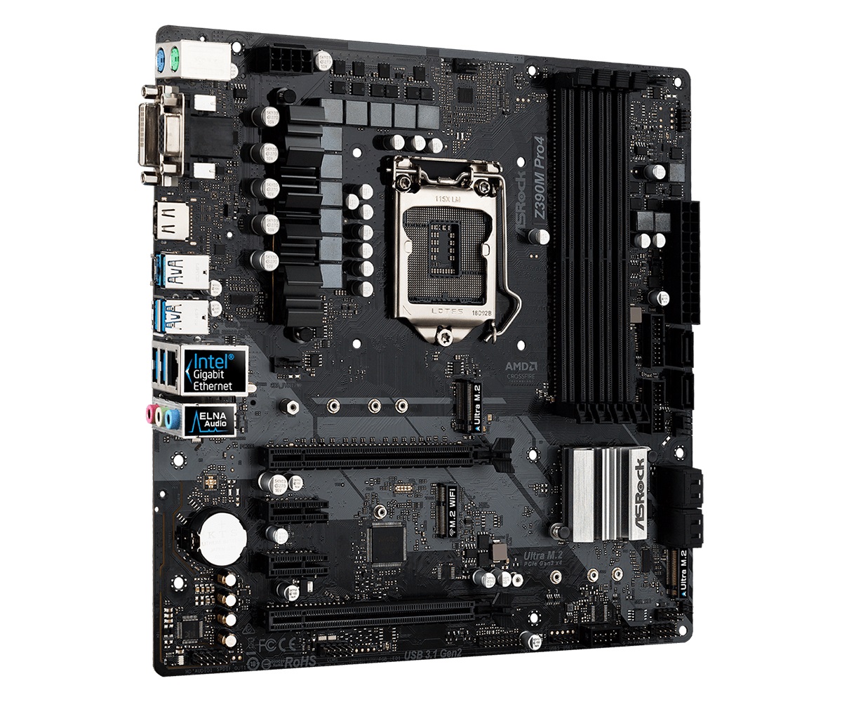 Дънна платка ASROCK Z390M PRO4