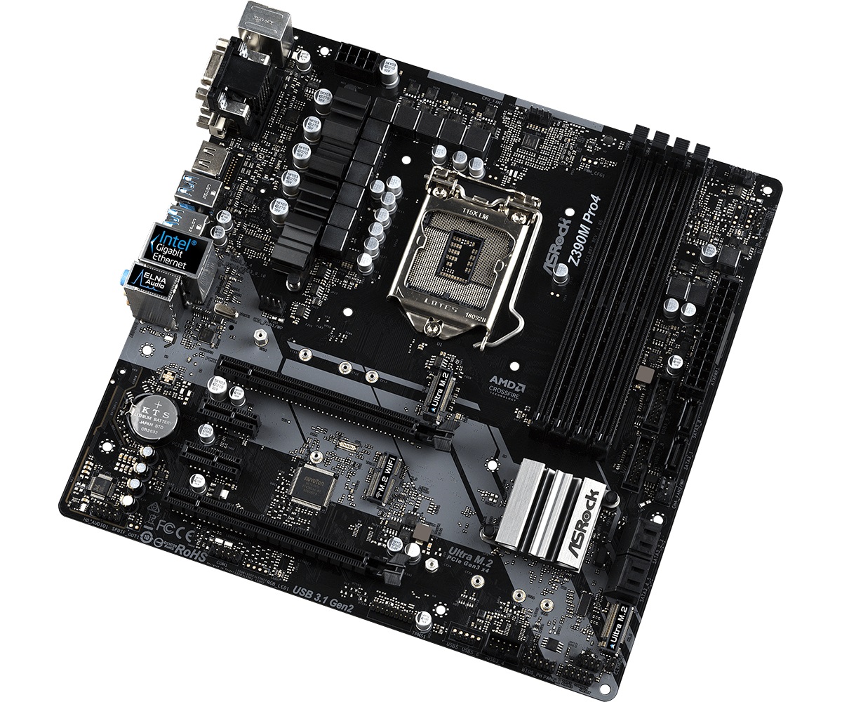 Дънна платка ASROCK Z390M PRO4