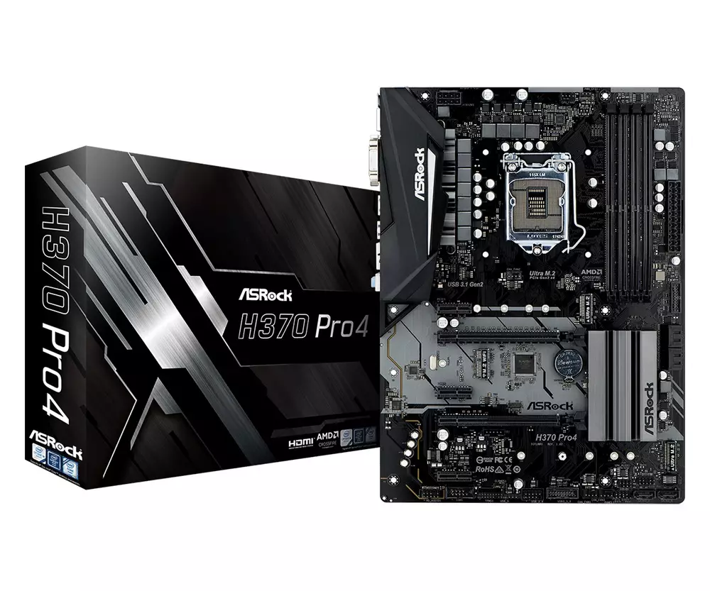 Дънна платка ASROCK H370 PRO4