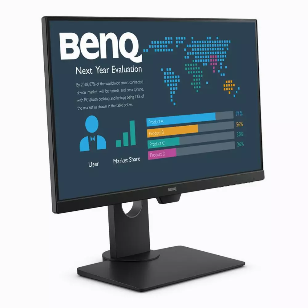 Монитор BenQ 23.8" BL2480T, Full HD (1920x1080), IPS, 60Hz, 5ms