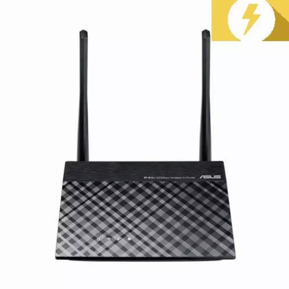 Безжичен рутер Asus RT-N12+, 300Mbps
