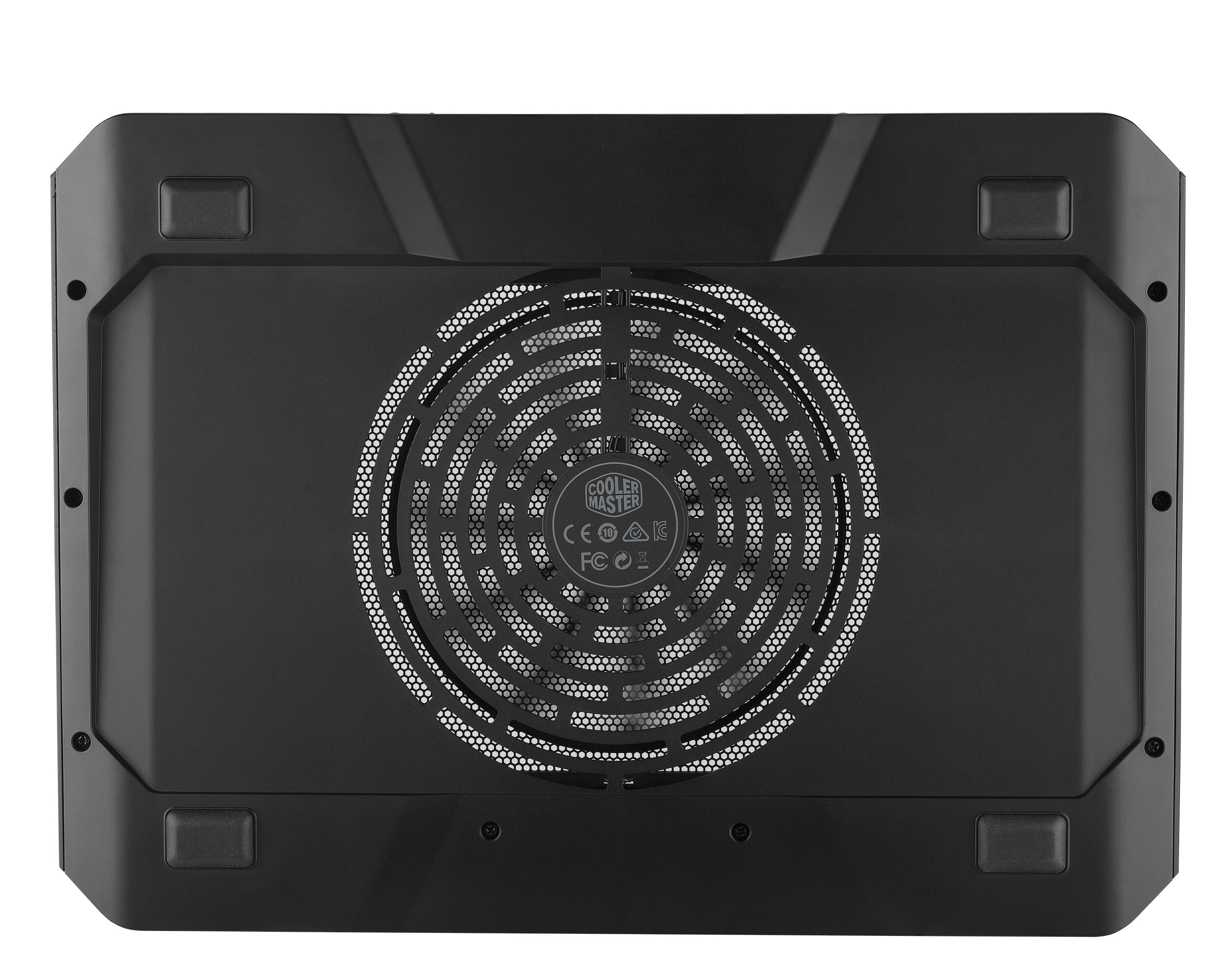 Охладител за лаптоп Cooler Master Notepal X150R, Blue Led, USB HUB,