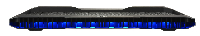 Охладител за лаптоп Cooler Master Notepal X150R, Blue Led, USB HUB,