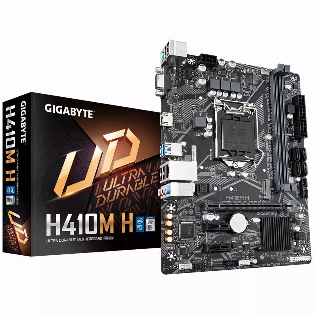 Дънна платка GIGABYTE H410M-H (rev. 1.0)