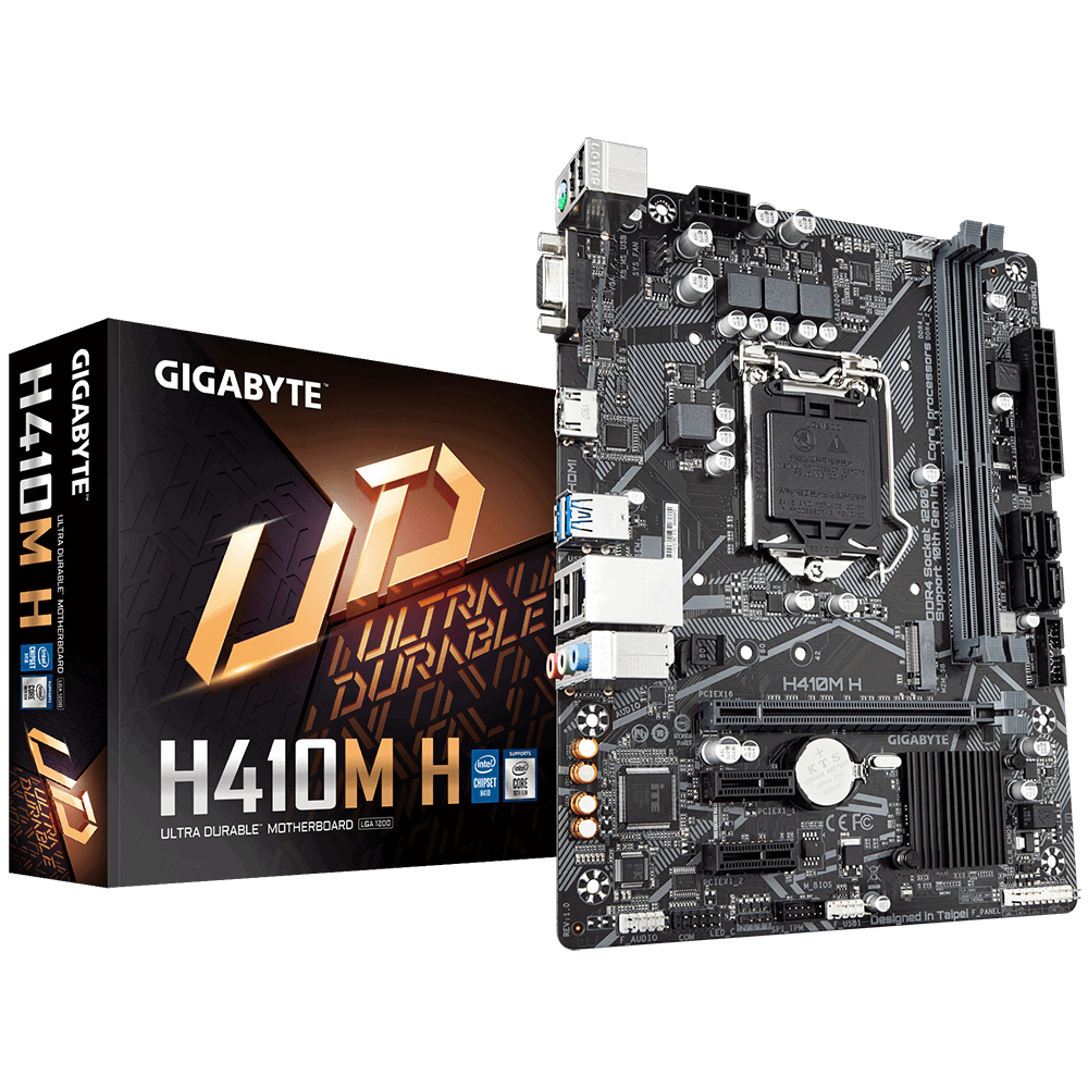 Дънна платка GIGABYTE H410M-H (rev. 1.0)