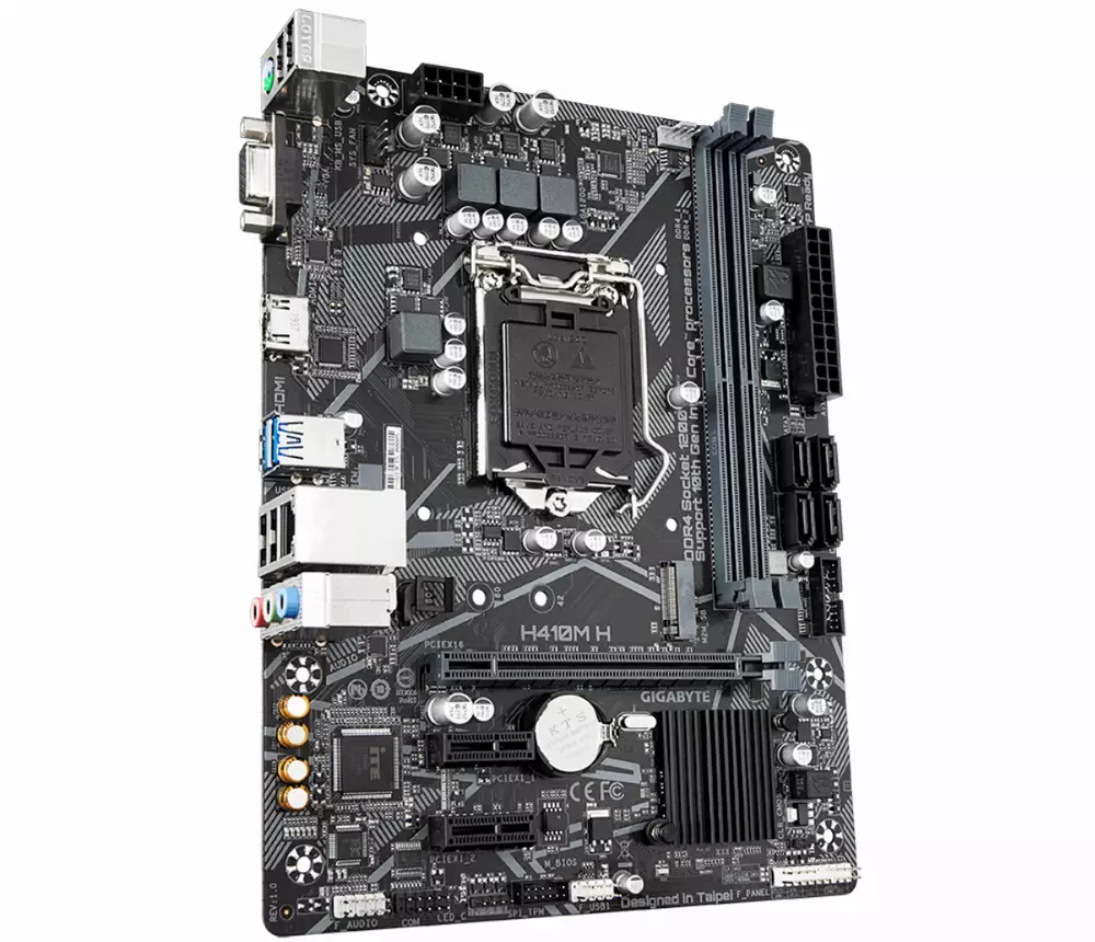 Дънна платка GIGABYTE H410M-H (rev. 1.0)
