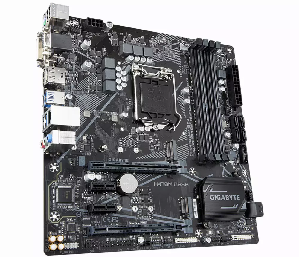 Дънна платка GIGABYTE H470M DS3H