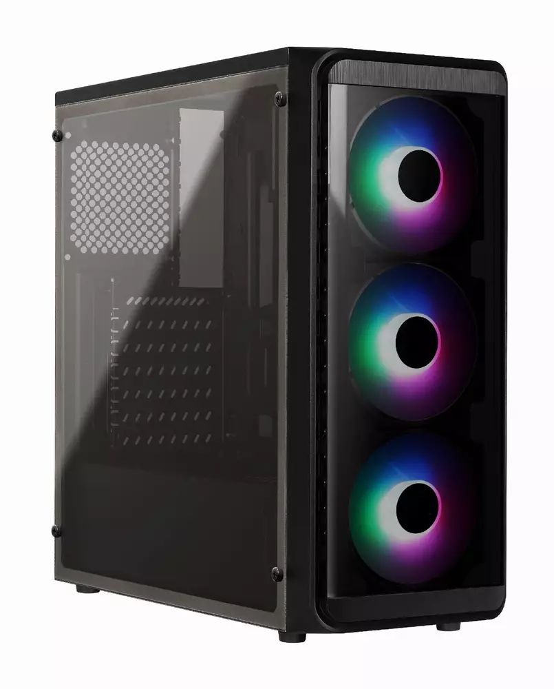 Кутия Estillo ATX Frost SI-5200 3FANS RGB