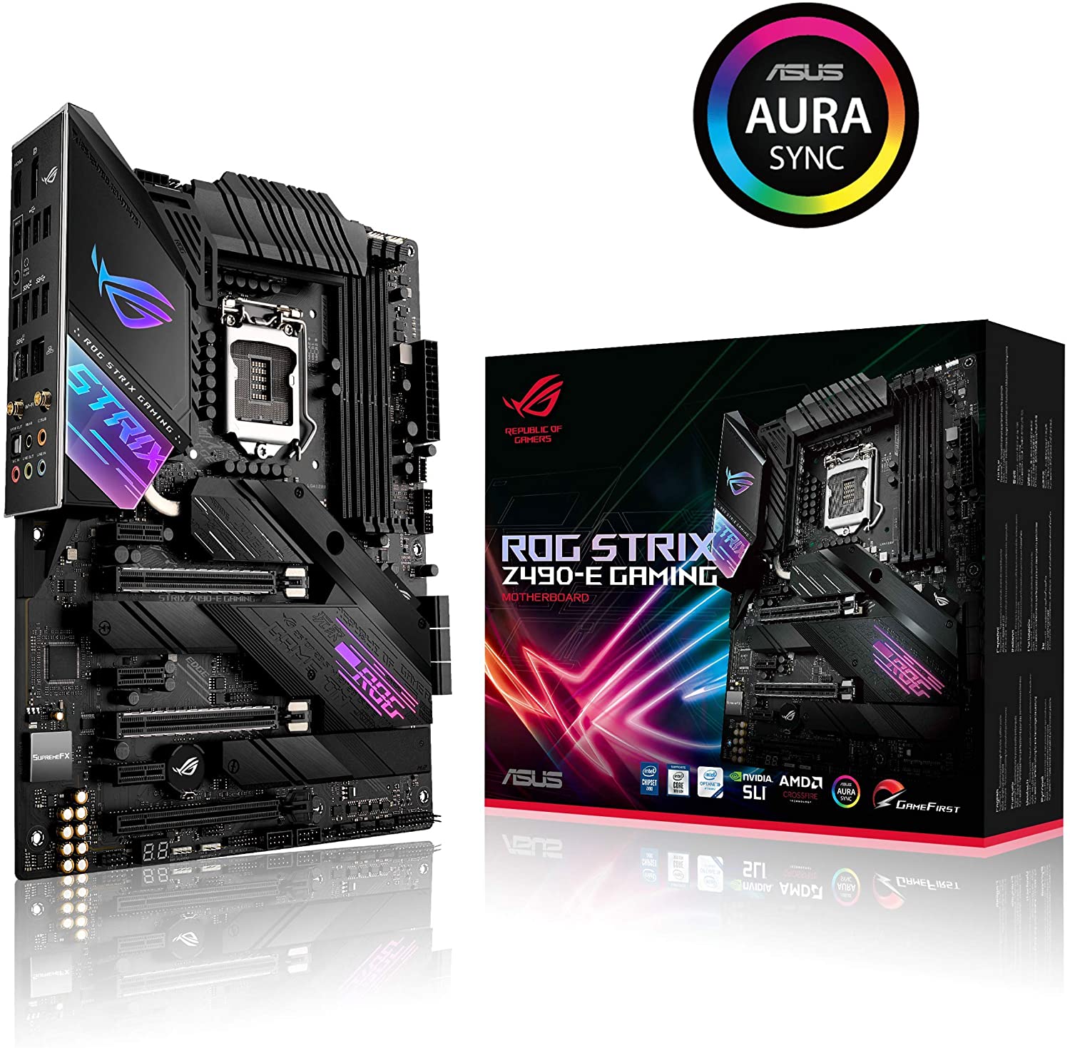 Дънна платка ASUS ROG STRIX Z490-E GAMING