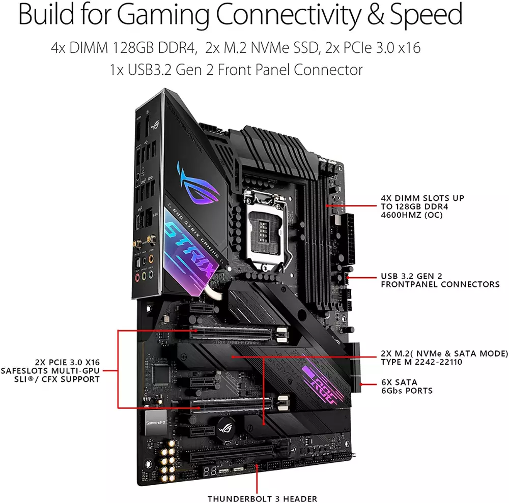 Дънна платка ASUS ROG STRIX Z490-E GAMING