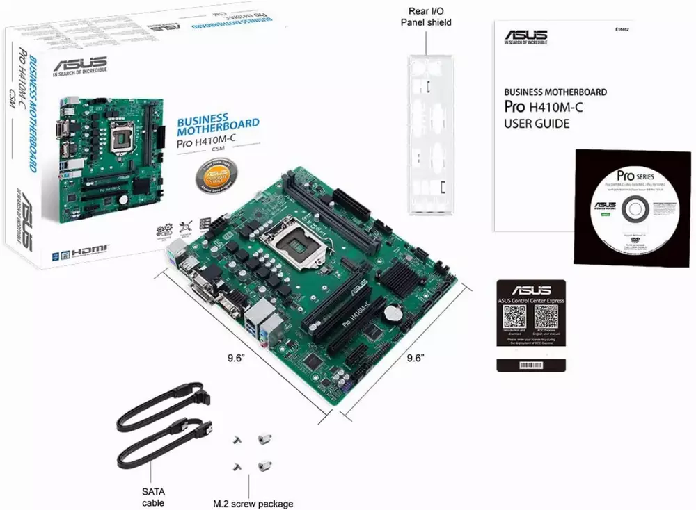 Дънна платка ASUS PRO H410M-C/CSM