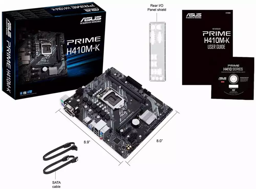 Дънна платка ASUS PRIME H410M-K