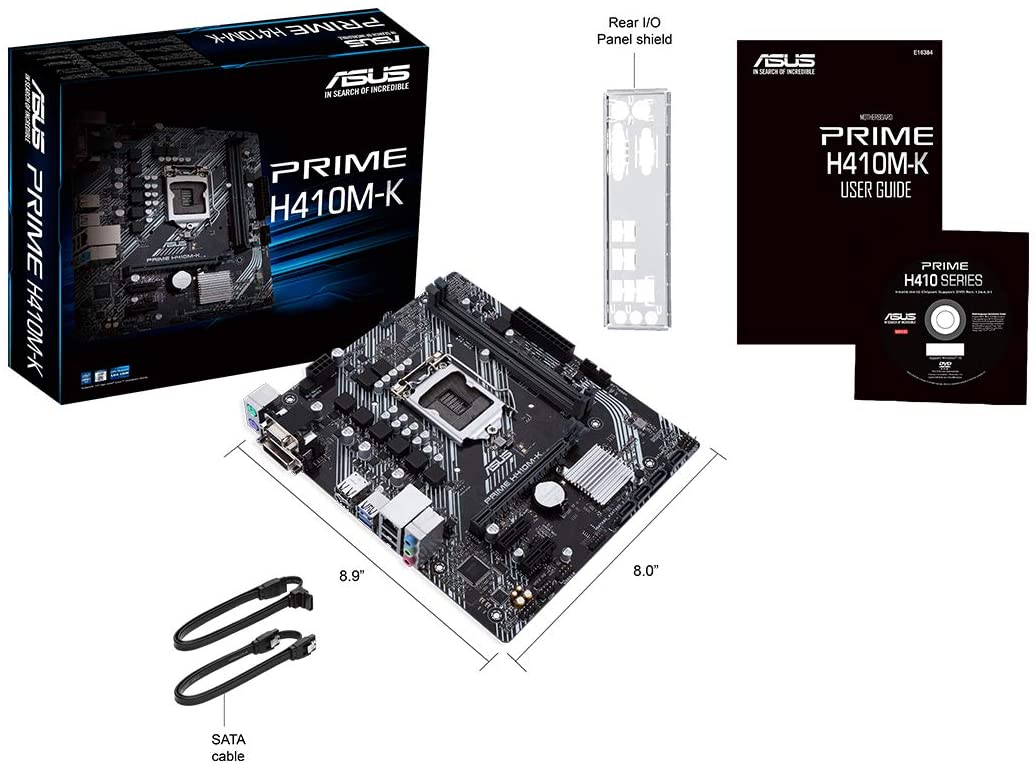 Дънна платка ASUS PRIME H410M-K