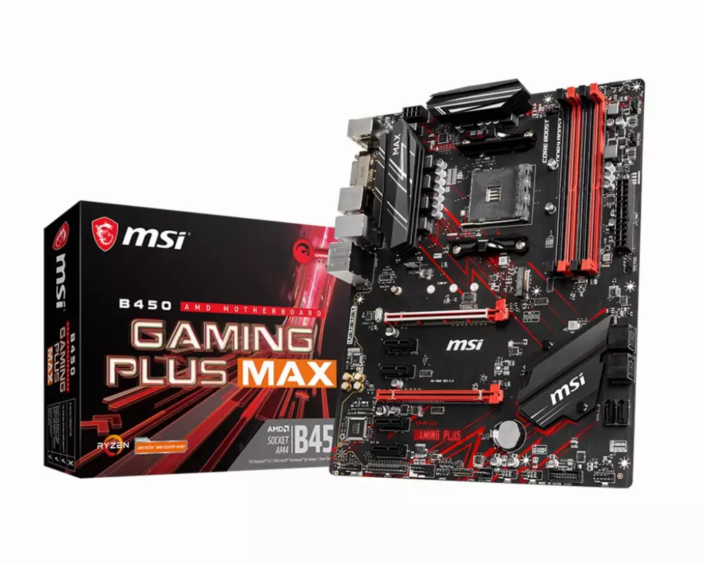 Дънна платка MSI B450 GAMING PLUS MAX