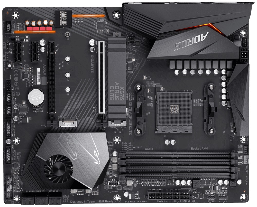 Дънна платка GIGABYTE X570 AORUS ELITE 