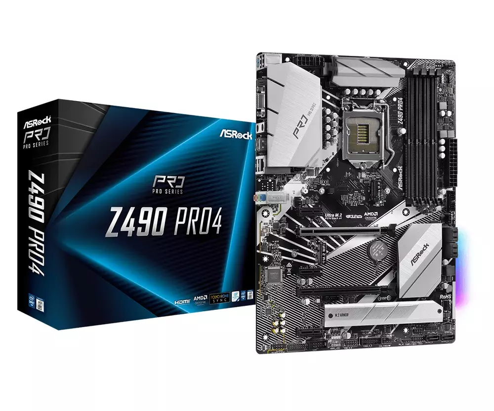 Дънна платка ASROCK Z490 PRO4