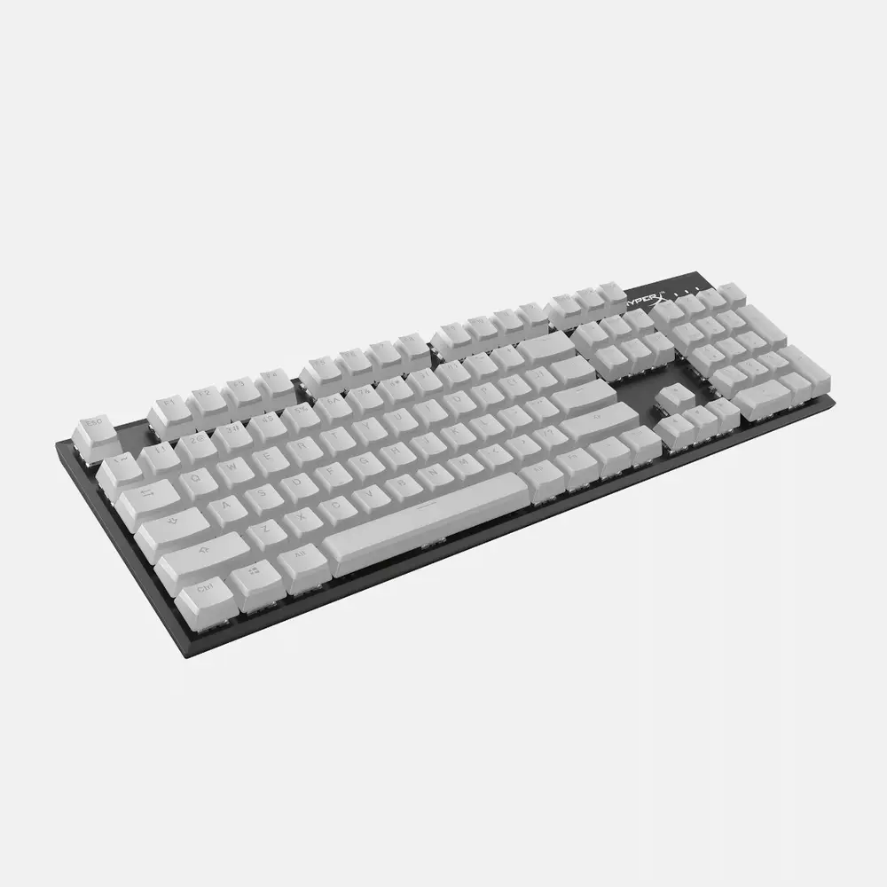 Капачки за механична клавиатура HyperX Pudding White Double Shot PBT Keycap Set upgrade kit