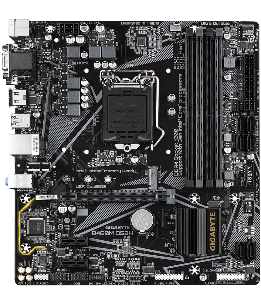 Дънна платка GIGABYTE B460M-DS3H 