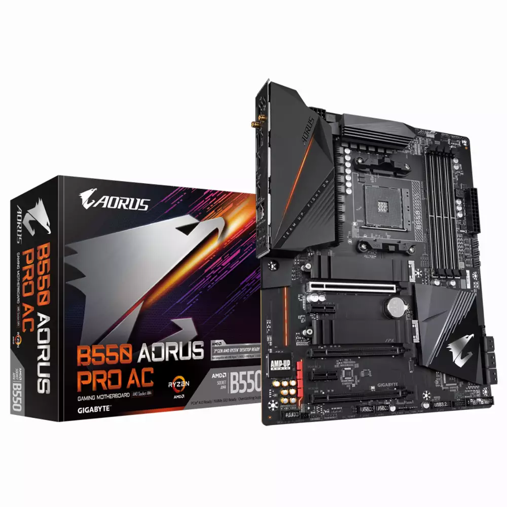 Дънна платка Gigabyte B550 AORUS PRO AC AM4
