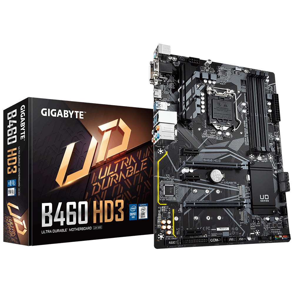 Дънна платка GIGABYTE B460-HD3 (rev. 1.0)