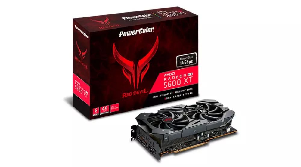 Видео карта PowerColor Red Devil RX 5600 XT 6GB 