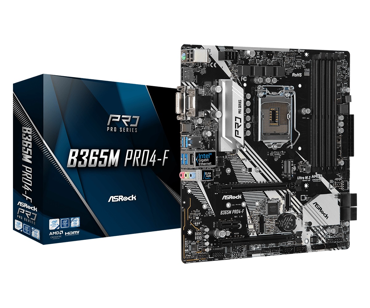Дънна платка ASROCK B365M PRO4-F