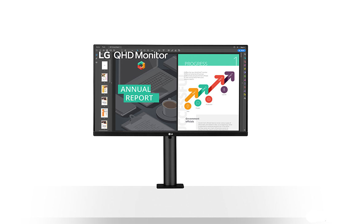 Монитор LG 27" 27QN880-B, 2560x1440, IPS, HDR10, 75Hz, 5ms, FreeSync