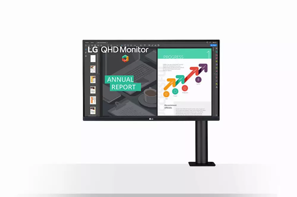 Монитор LG 27" 27QN880-B, 2560x1440, IPS, HDR10, 75Hz, 5ms, FreeSync