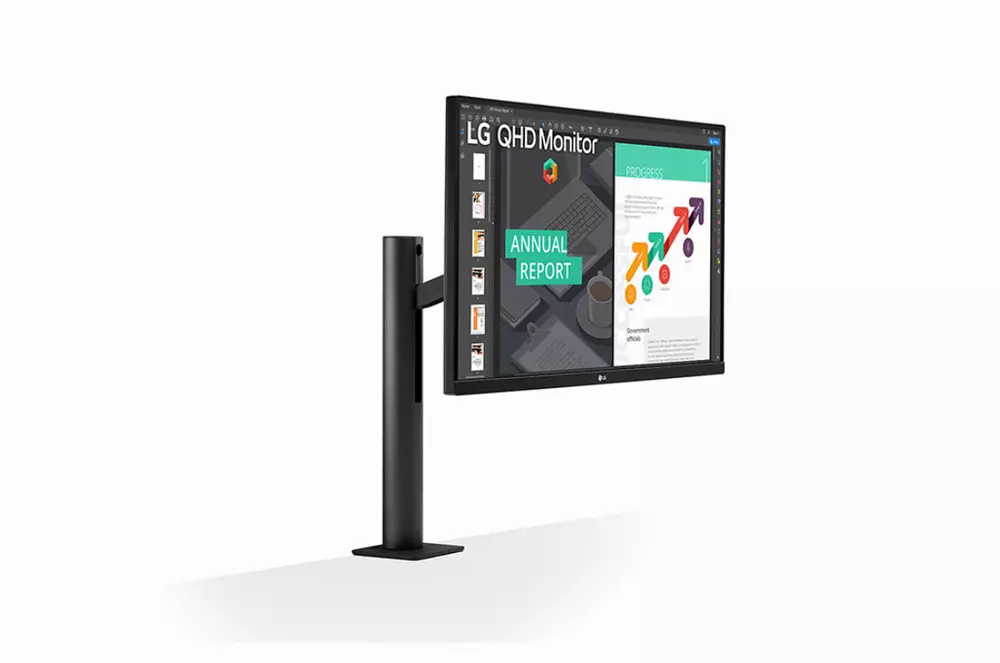 Монитор LG 27" 27QN880-B, 2560x1440, IPS, HDR10, 75Hz, 5ms, FreeSync