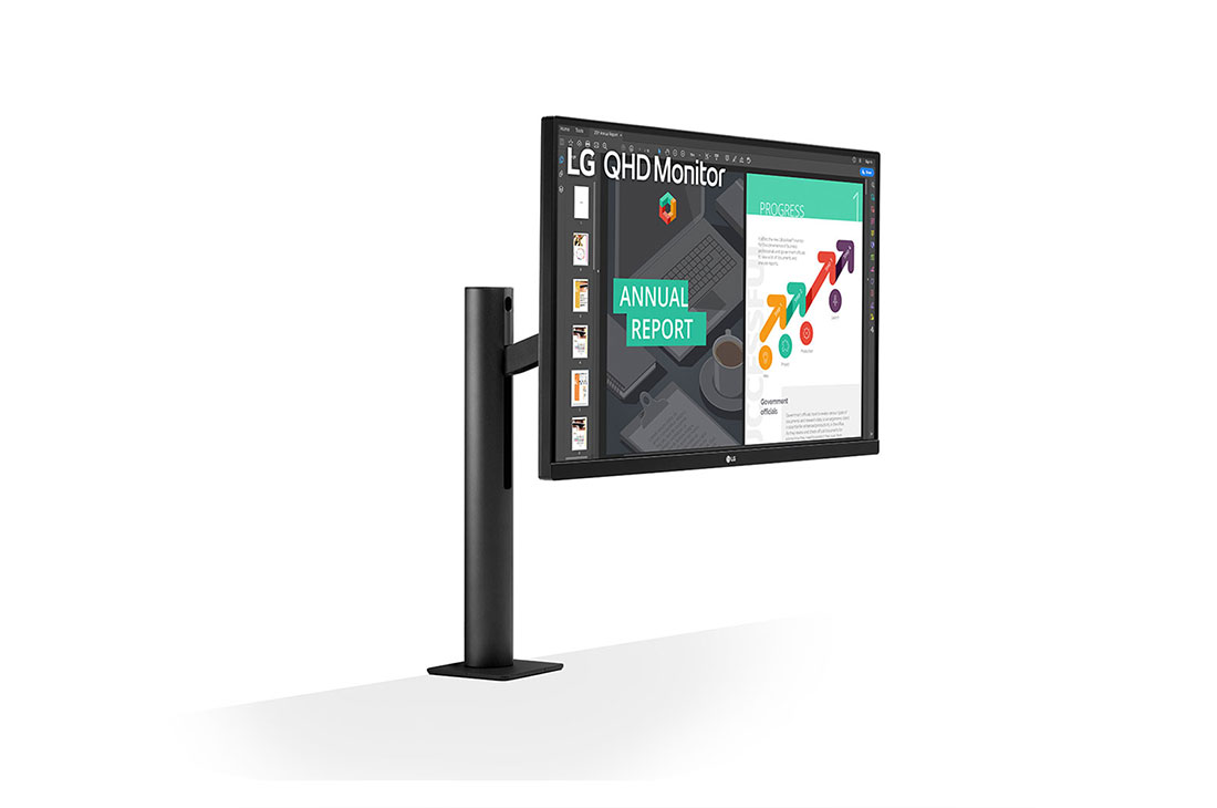 Монитор LG 27" 27QN880-B, 2560x1440, IPS, HDR10, 75Hz, 5ms, FreeSync