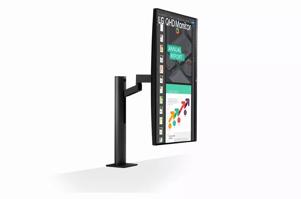 Монитор LG 27" 27QN880-B, 2560x1440, IPS, HDR10, 75Hz, 5ms, FreeSync