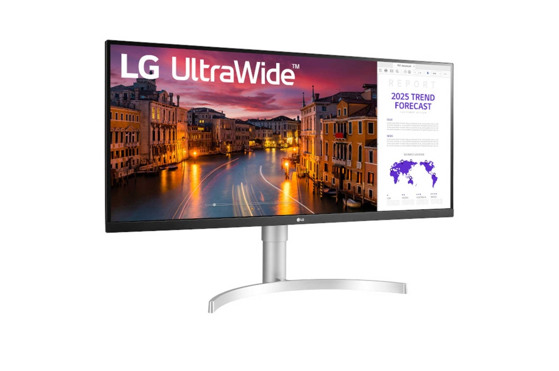 Монитор LG 34" 34WN650-W, 2560x1080, IPS, HDR10, 75Hz, 5ms