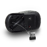 Комплект безжична клавиатура с мишка Ewent EW3193 Black